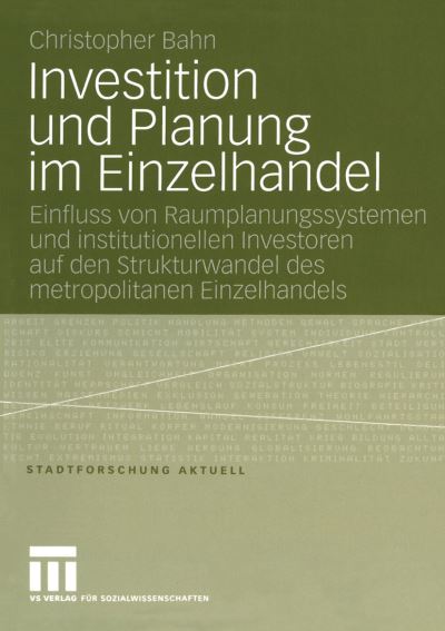 Investition Und Planung Im Einzelhandel