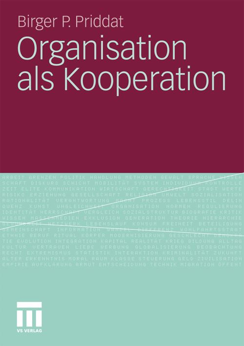 Organisation Als Kooperation