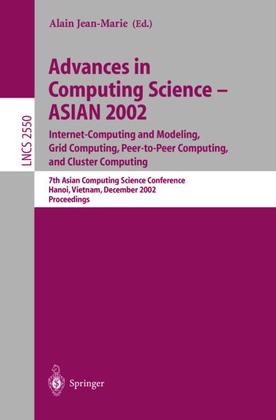 Advances in Computing Science - ASIAN 2002