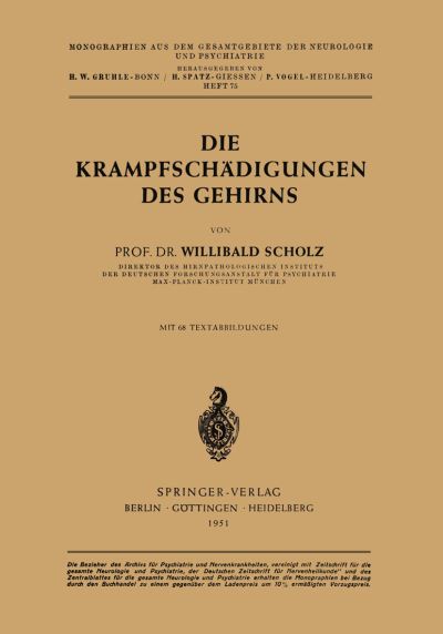 Die Krampfschädigungen Des Gehirns