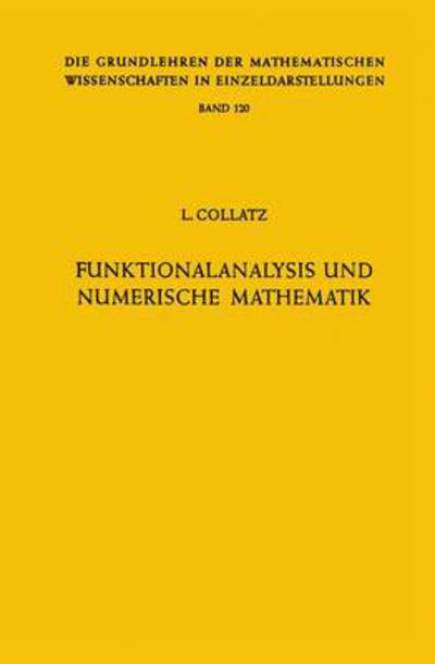 Funktionalanalysis Und Numerische Mathematik