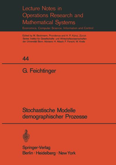 Stochastische Modelle Demographischer Prozesse