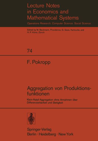 Aggregation Von Produktionsfunktionen