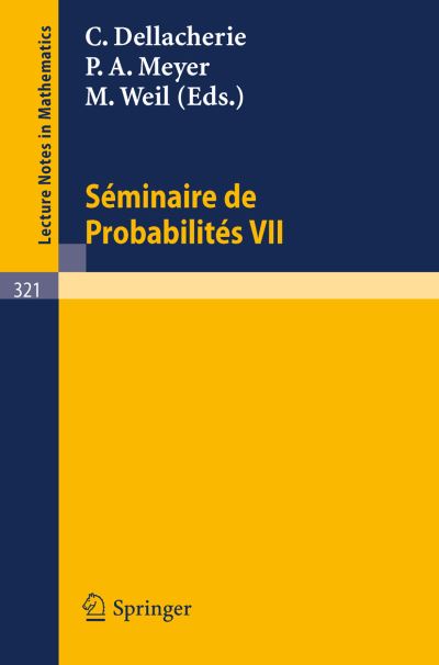 Séminaire De Probabilités VII Séminaire De Probabilités