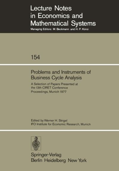 Problems and Instruments of Business Cycle Analysis