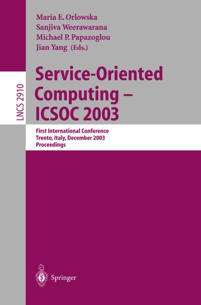 Service-Oriented Computing _ ICSOC 2003