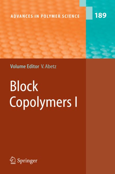 Block Copolymers. Vol. 1