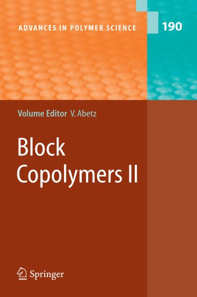 Block Copolymers. Vol. 2