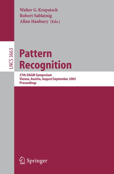 Pattern Recognition Image Processing, Computer Vision, Pattern Recognition, and Graphics