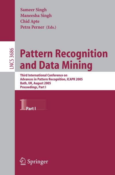 Pattern Recognition and Data Mining Image Processing, Computer Vision, Pattern Recognition, and Graphics