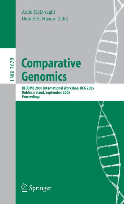 Comparative Genomics Lecture Notes in Bioinformatics
