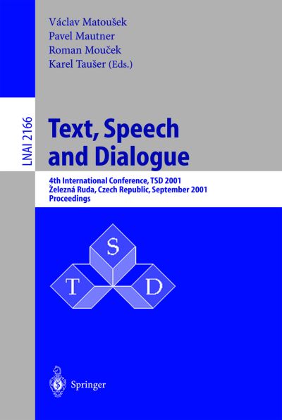 Text, Speech, and Dialogue