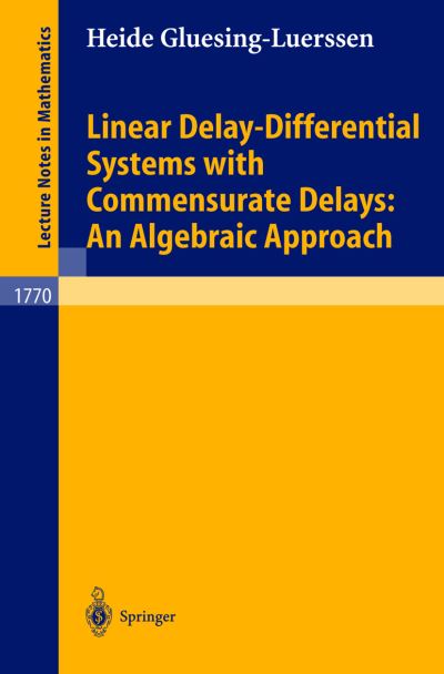 Linear Delay-Differential Systems With Commensurate Delays