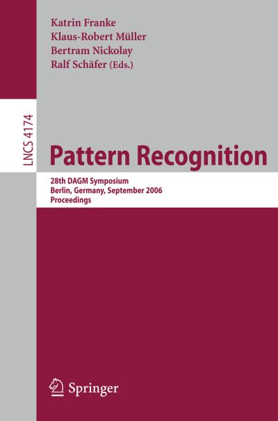 Pattern Recognition Image Processing, Computer Vision, Pattern Recognition, and Graphics