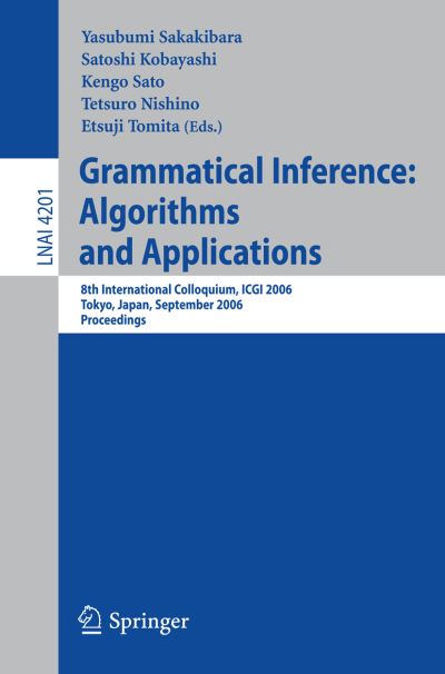 Grammatical Inference