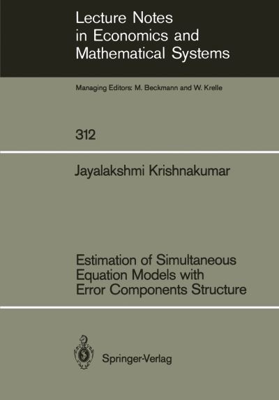 Estimation of Simultaneous Equation Models With Error Components Structure