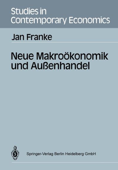 Neue Makroökonomik Und Auenhandel
