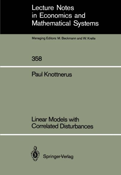 Linear Models With Correlated Disturbances
