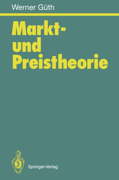 Markt- Und Preistheorie