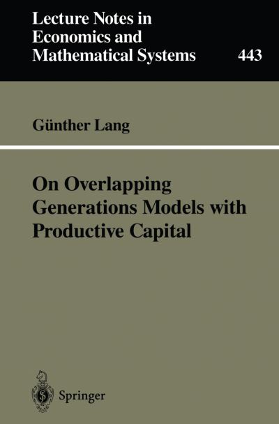 On Overlapping Generations Models With Productive Capital