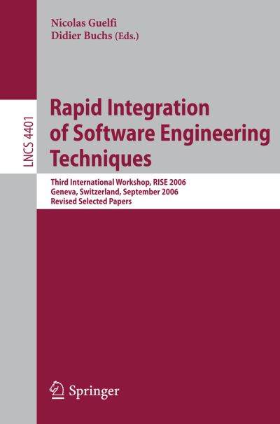 Rapid Integration of Software Engineering Techniques Programming and Software Engineering