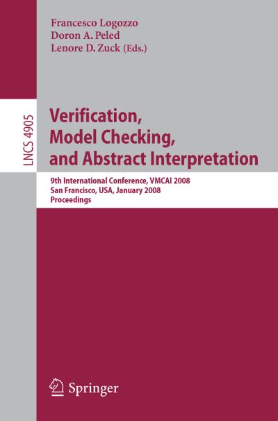 Verification, Model Checking, and Abstract Interpretation Theoretical Computer Science and General Issues