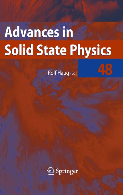Advances in Solid State Physics