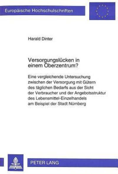 Versorgungslucken in Einem Oberzentrum?
