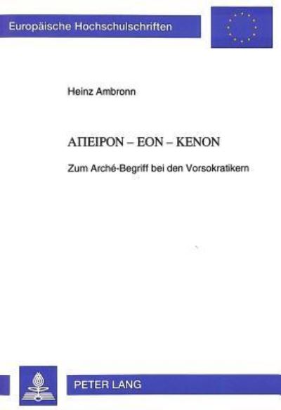 Apeiron-Eon-Kenon