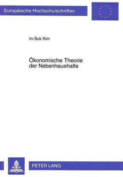 Okonomische Theorie Der Nebenhaushalte
