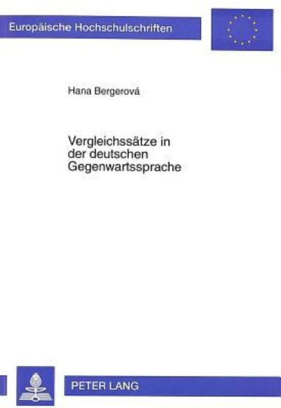 Vergleichssaetze in Der Deutschen Gegenwartssprache