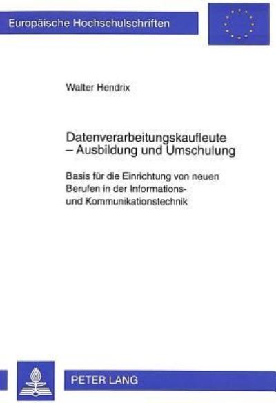 Datenverarbeitungskaufleute - Ausbildung Und Umschulung