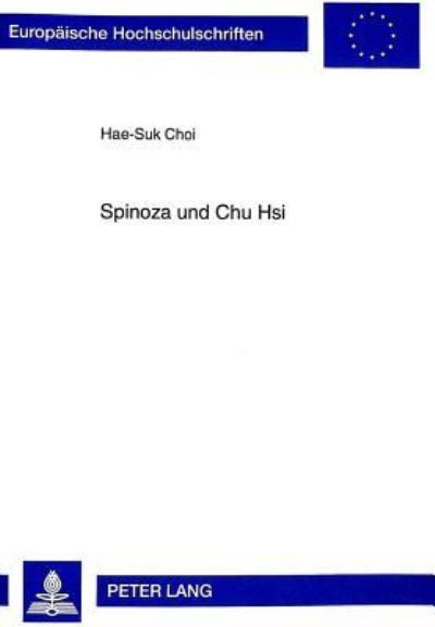 Spinoza Und Chu Hsi