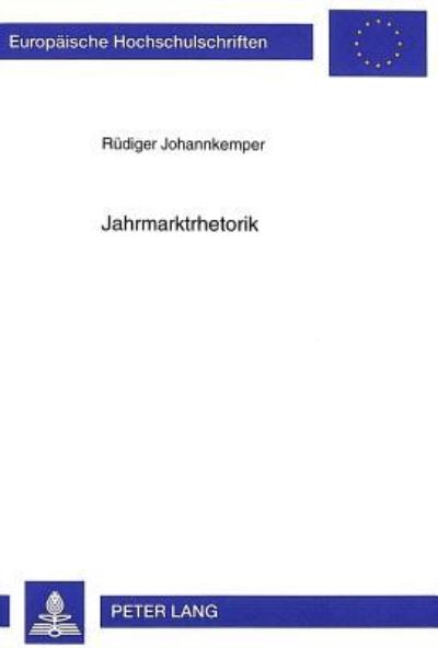 Jahrmarktrhetorik