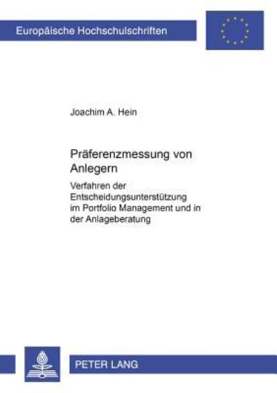 Praferenzmessung Von Anlegern