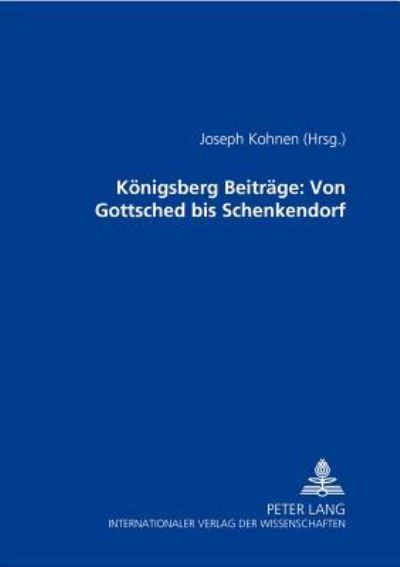 Konigsberger Beitrage
