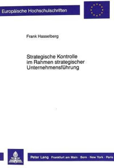 Strategische Kontrolle Im Rahmen Strategischer Unternehmensfuhrung