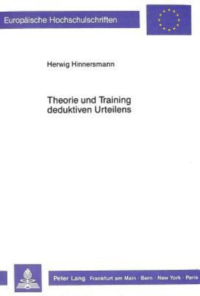 Theorie Und Training Deduktiven Urteilens