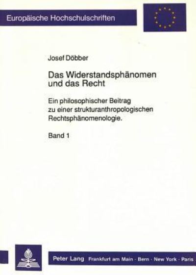 Das Widerstandsphanomen Und Das Recht