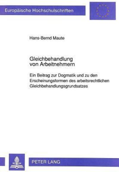 Gleichbehandlung Von Arbeitnehmern