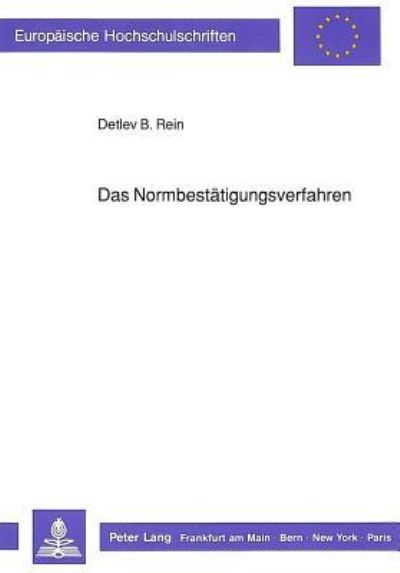 Das Normbestatigungsverfahren