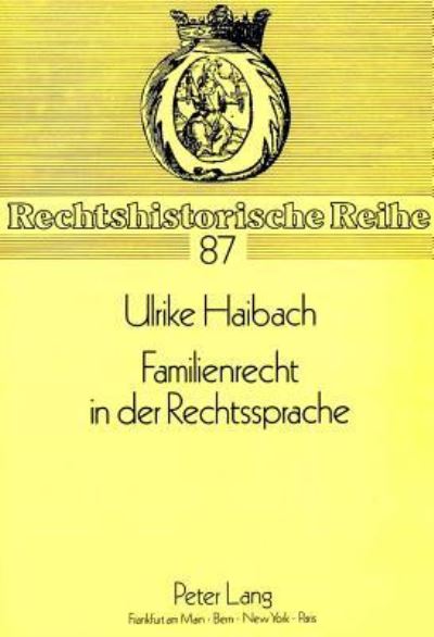 Familienrecht in Der Rechtssprache