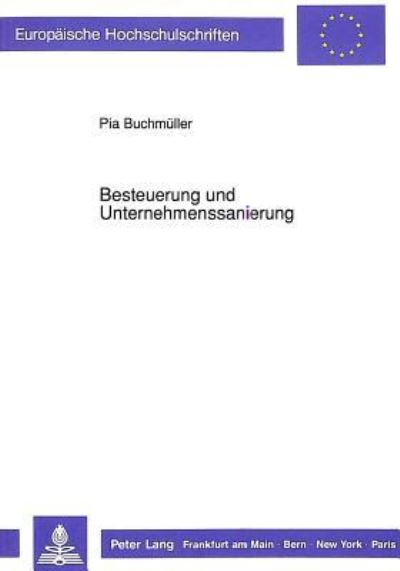 Besteuerung Und Unternehmenssanierung