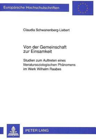 Von Der Gemeinschaft Zur Einsamkeit