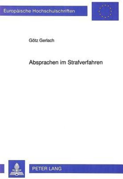Absprachen Im Strafverfahren