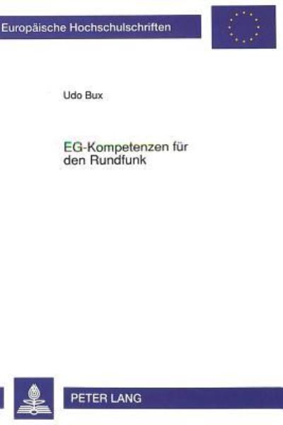 EG-Kompetenzen Fur Den Rundfunk