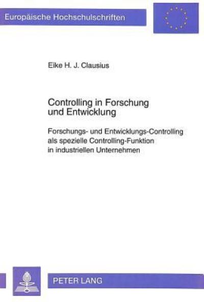 Controlling in Forschung Und Entwicklung