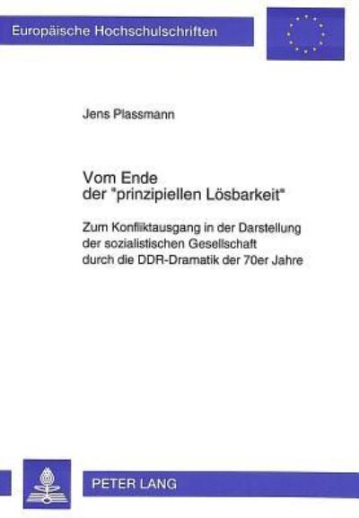 Vom Ende Der «Prinzipiellen Losbarkeit>>