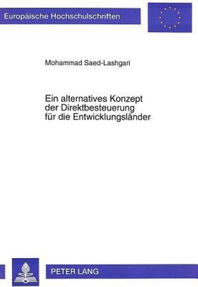 Ein Alternatives Konzept Der Direktbesteuerung Fur Die Entwicklungslander