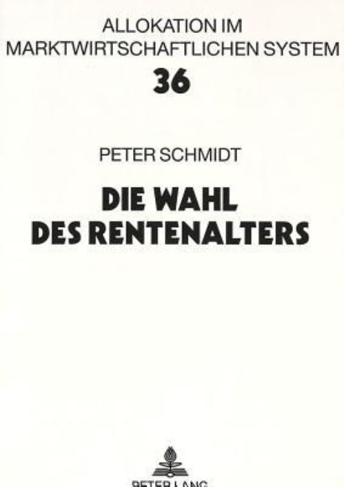Die Wahl Des Rentenalters